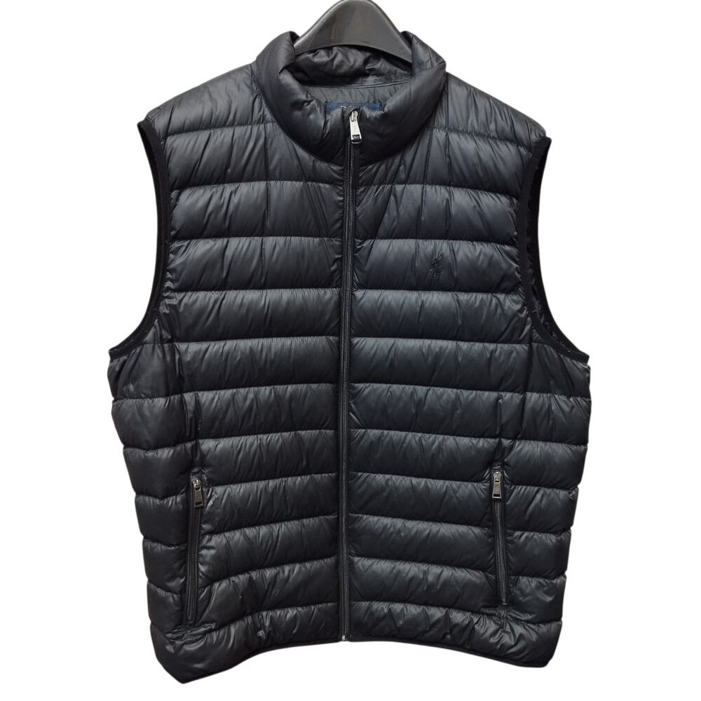Polo Ralph Lauren Down Packable Puffer Vest XL Pony Lightweight Hiking Outdoors
